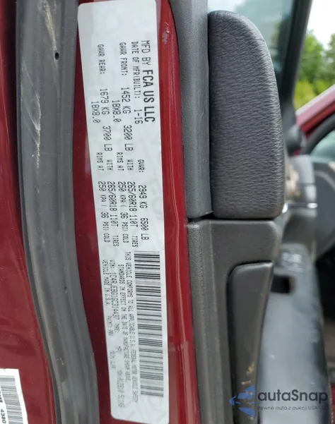 2016 Jeep Grand Cherokee Limited z USA, uszkodzony, nr VIN 1C4RJEBG1GC314437